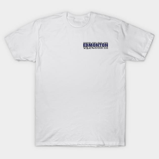 Edmonton Outdoor Club (Small Logo) T-Shirt by misskyrstyn